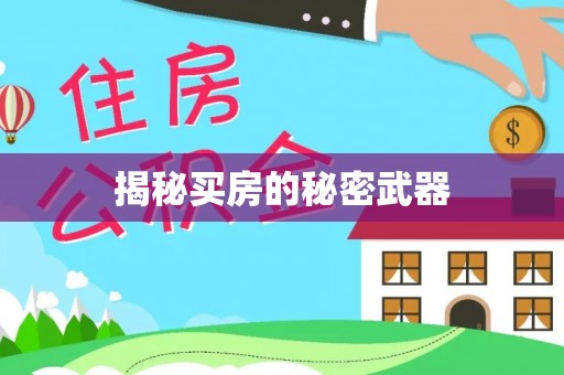 居民揭秘买房的秘密武器