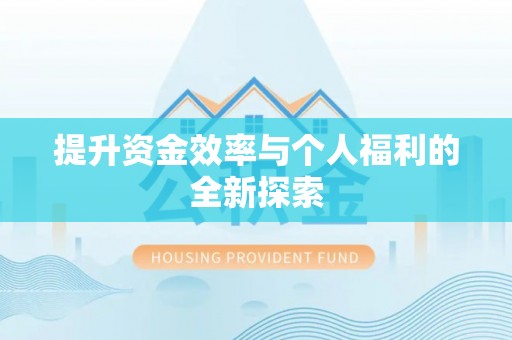 居民提升资金效率与个人福利的全新探索